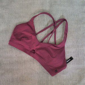 Hurley Cross Back Peep Hole Sport Bikini Top
